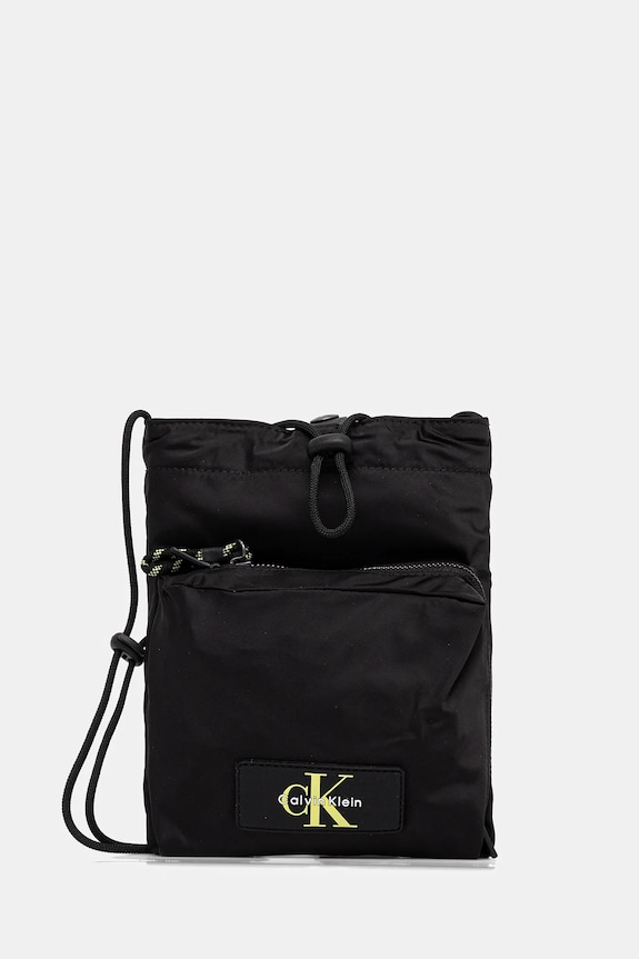 Calvin Klein saszetka nie mieści A4 czarny LV04G1079G