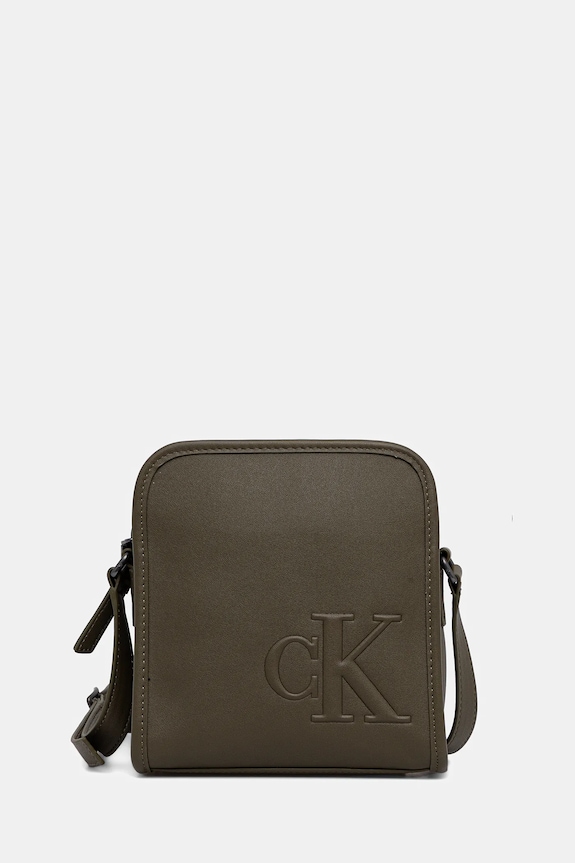 Torbica za okoli pasu Calvin Klein Ne ustreza A4 zelena LV04G3157G