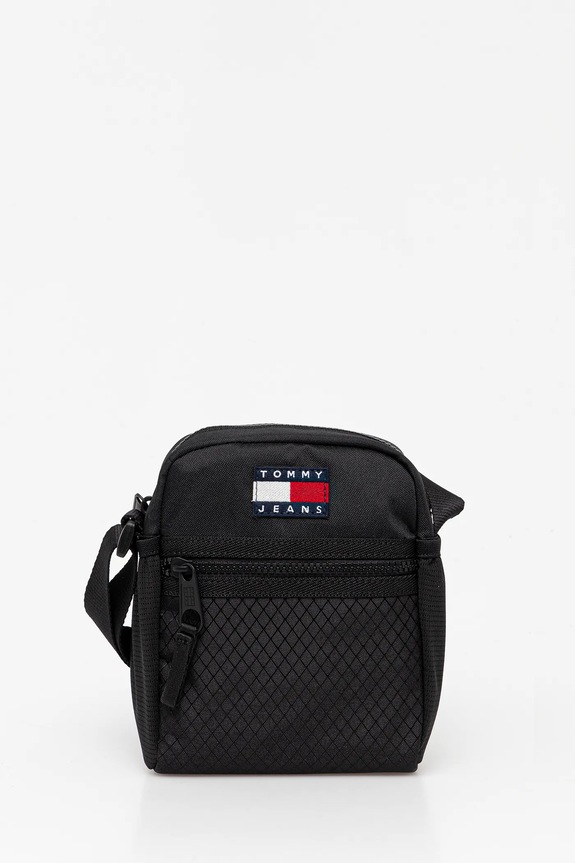 Taštička Tommy Jeans hladký černá AM0AM13397