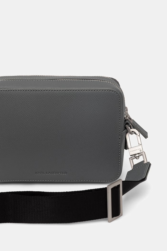 Doplňky Karl Lagerfeld taštička pánská kožená K/MONOGRAM A3M30157 zelená