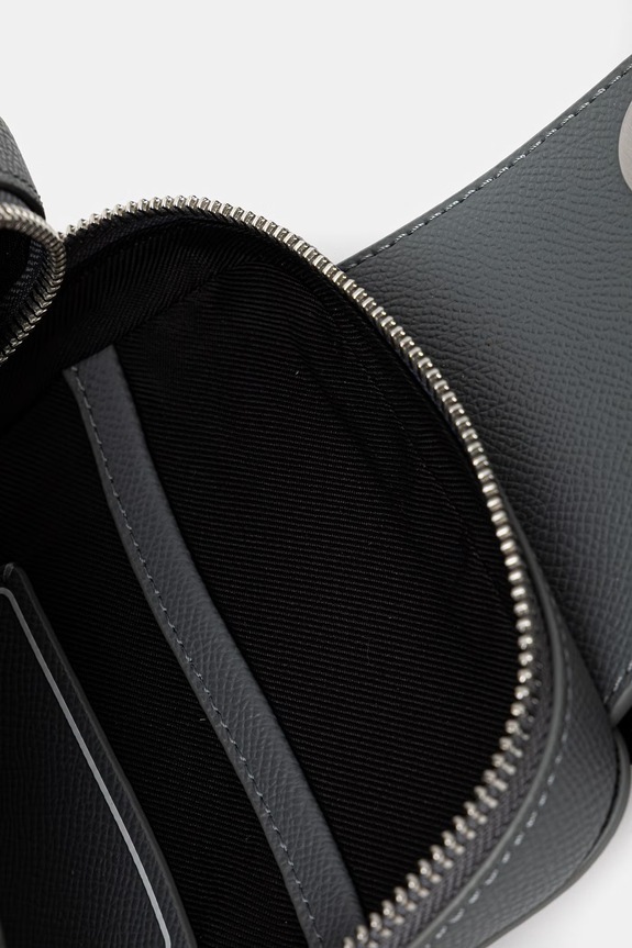 Karl Lagerfeld taštička pánská kožená K/MONOGRAM A3M30158 zelená