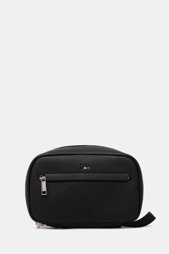 BOSS kosmetyczka Ray_Travel Washbag Planet friendly czarny 50548020