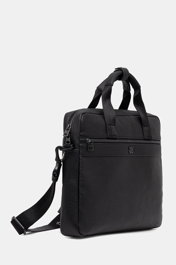 Torba za prenosnik HUGO Quantic Doc Case 50547428 črna AW25