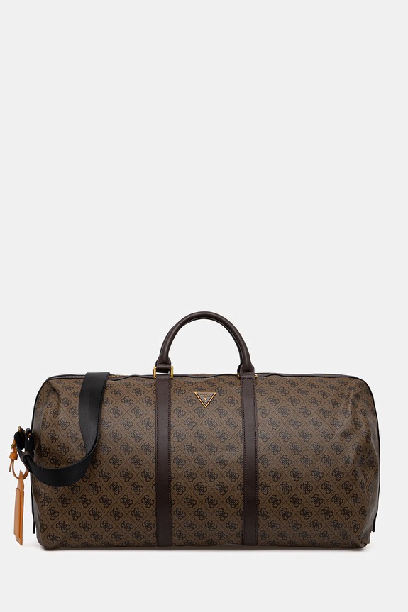 Taška Guess MILANO 56 x 35 x 23 cm jemný vzor hnedá TMPILO.P5335