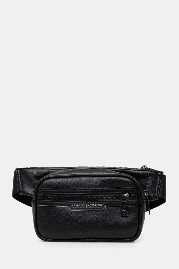 Ľadvinka Armani Exchange imitácia kože čierna XM001639.AF17205