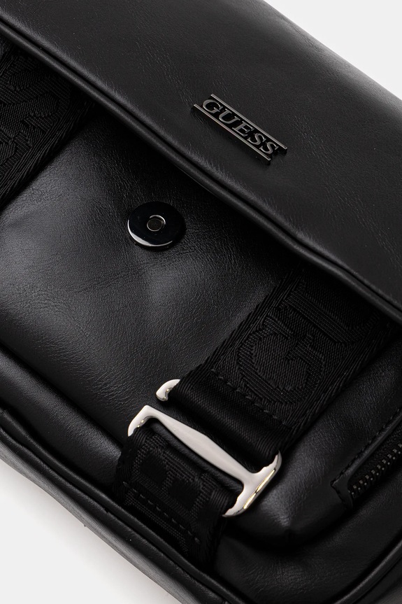 Malá taška Guess BOSTON čierna HMBOCA.P5464