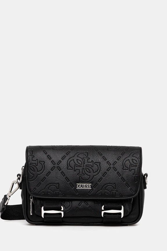 Guess borsetă BOSTON uni negru HMBOMG.P5464