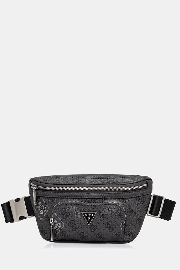 Ľadvinka Guess MILANO imitácia kože čierna HMMICT.P5431