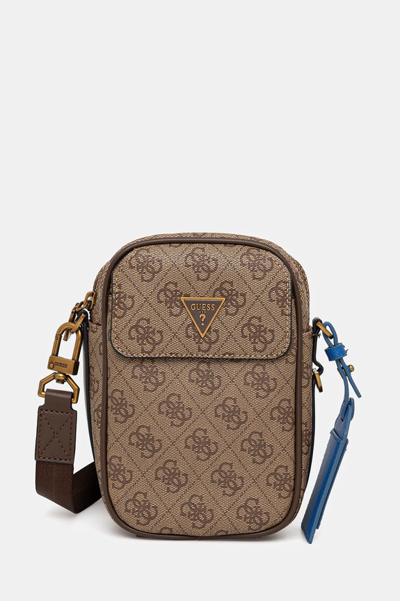 Malá taška Guess MILANO vzorovaný béžová HMMILO.P5425