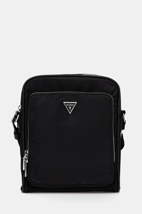Malá taška Guess MILANO jednofarebný čierna HMMINY.P5260