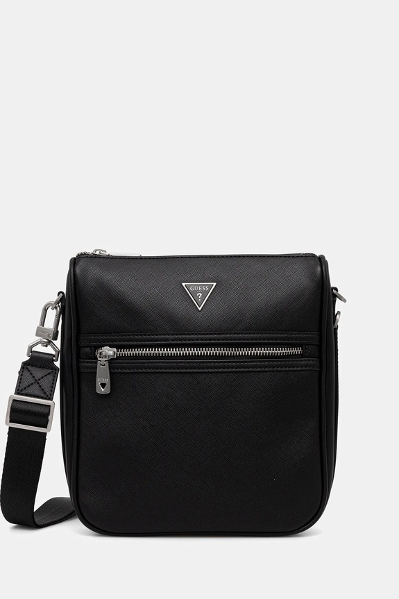 Guess saszetka MILANO nie mieści A4 czarny HMMISA.P5417