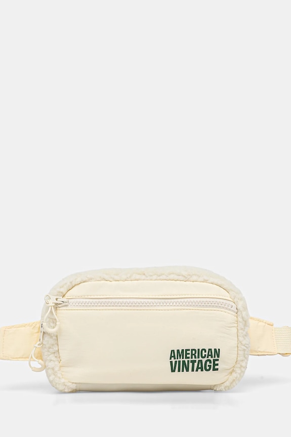 Ledvinka American Vintage hladký béžová HOK26B