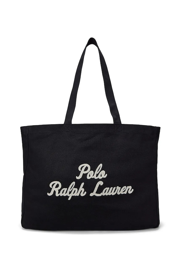 Taška Polo Ralph Lauren 15,8 x 45,7 x 36,8 cm zmestí A4 čierna 405962436