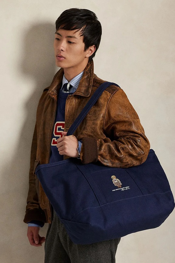 Polo Ralph Lauren torba bawełniana 37 x 56 x 19 cm 405974592
