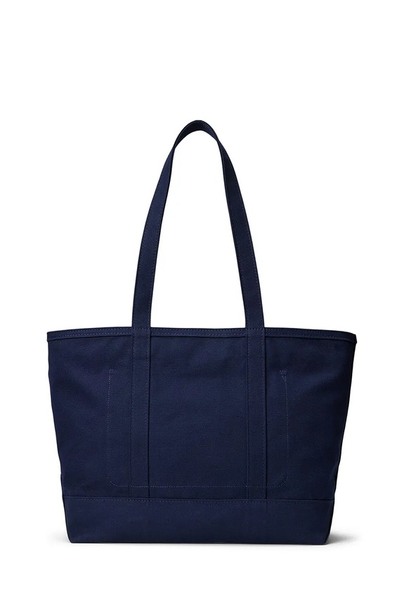 Akcesoria Polo Ralph Lauren torba bawełniana 37 x 56 x 19 cm 405974592 granatowy