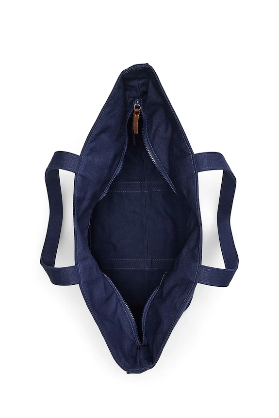 Polo Ralph Lauren torba bawełniana 37 x 56 x 19 cm granatowy 405974592