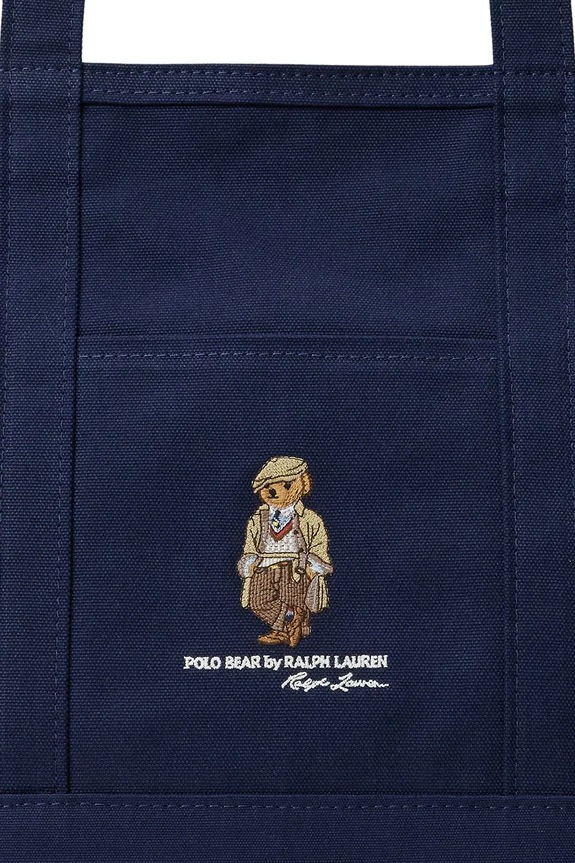 Polo Ralph Lauren torba bawełniana 37 x 56 x 19 cm 405974592 granatowy