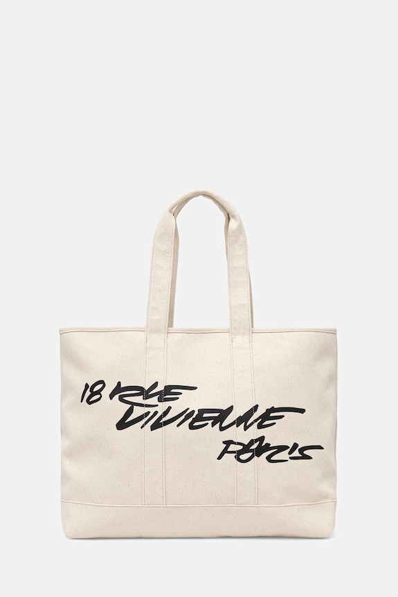 Doplňky Bavlněná taška Kenzo 43 x 34 cm FF68SA911F36 béžová