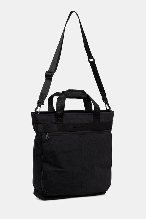 Τσάντα Tommy Hilfiger AM0AM13611 μαύρο AW25