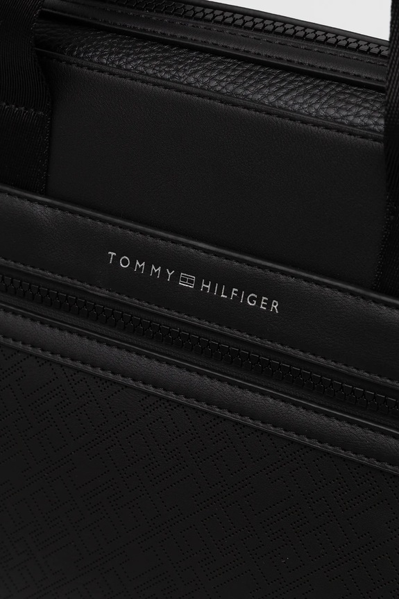 Tommy Hilfiger geantă 38,5 x 30 x 6 cm negru AM0AM13835