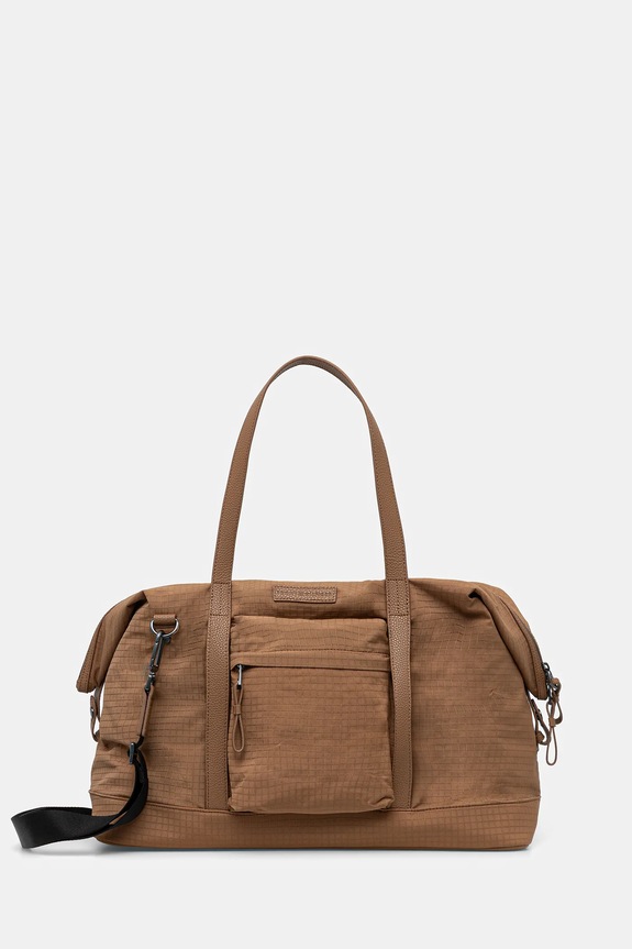 Taška Tommy Hilfiger 50 x 24 x 8,5 cm jemný vzor hnědá AM0AM13649