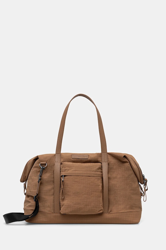 Taška Tommy Hilfiger 50 x 24 x 8,5 cm jemný vzor hnědá AM0AM13649
