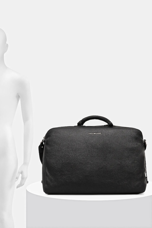 Kožená taška Tommy Hilfiger 52 x 34 x 18 cm AM0AM13652