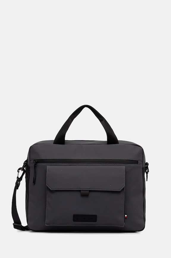 Tommy Hilfiger torba 39 x 30 x 11 cm mieści A4 szary AM0AM13646