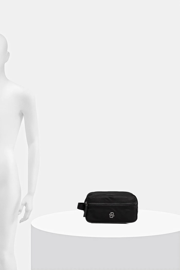 BOSS portfard B_Icon_Washbag 50548082 negru
