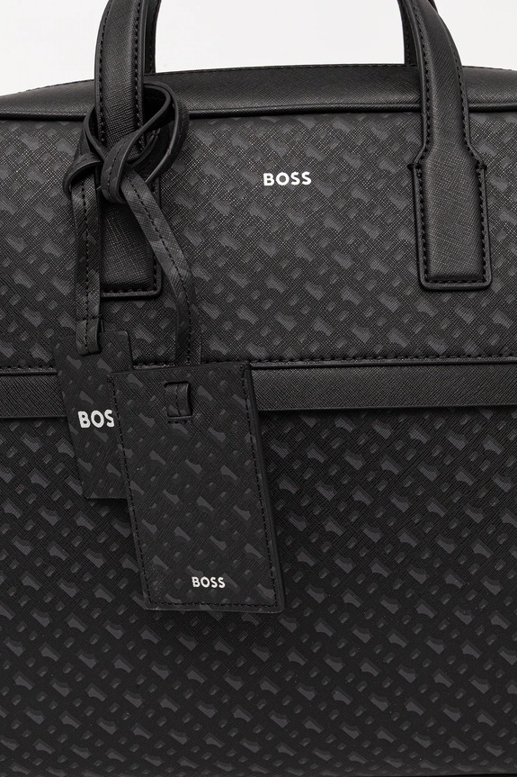 BOSS geantă Zair_MN_S doc case negru 50552587