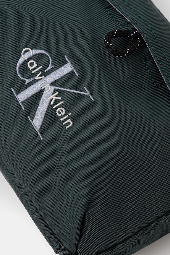 Calvin Klein saszetka na ramię męska zielony LV04D3117G