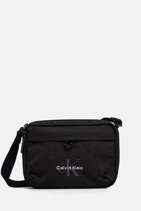 Calvin Klein Saszetka na ramię męska tekstylny czarny LV04D3117G