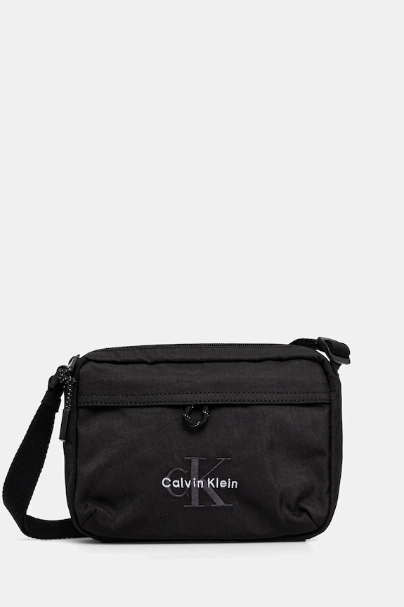 Calvin Klein Saszetka na ramię męska tekstylny czarny LV04D3117G