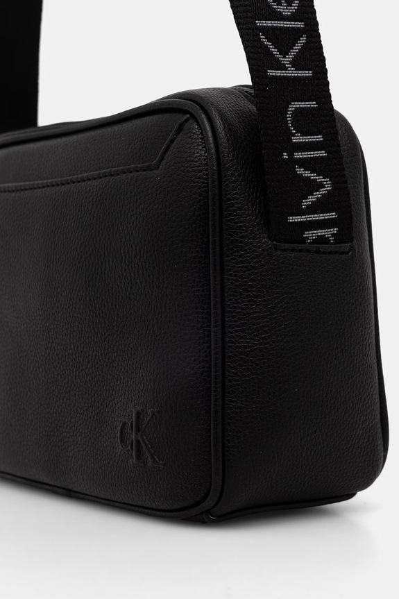 Calvin Klein vrecko pánske z imitácie kože čierna LV04D3129G