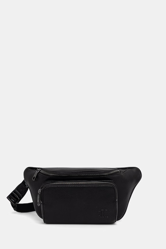 Calvin Klein nerka męska z imitacji skóry czarny LV04D3130G