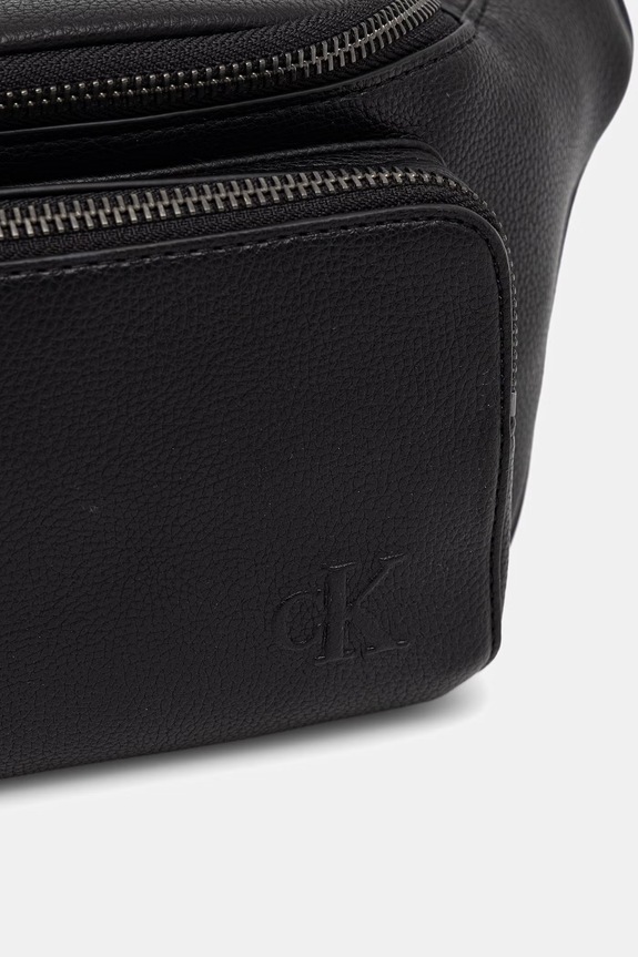 Calvin Klein nerka męska z imitacji skóry czarny LV04D3130G