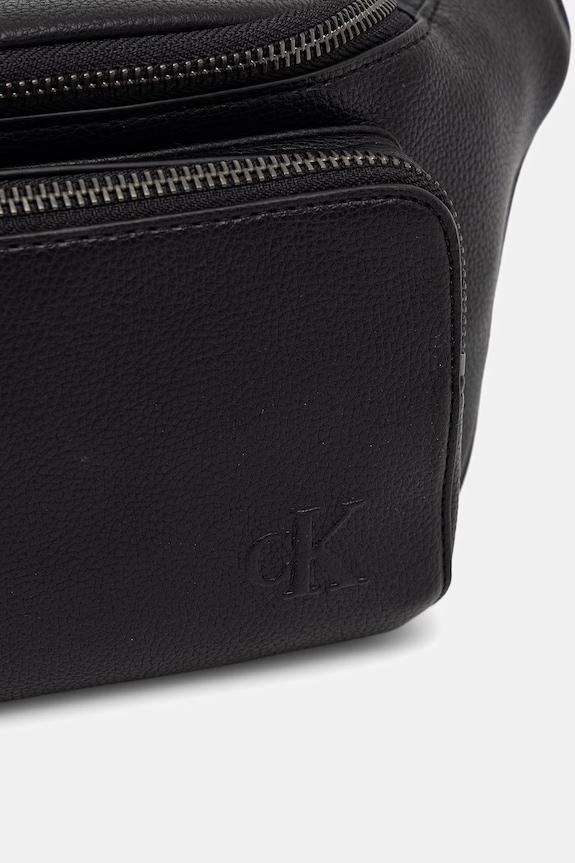 Calvin Klein nerka męska z imitacji skóry czarny LV04D3130G