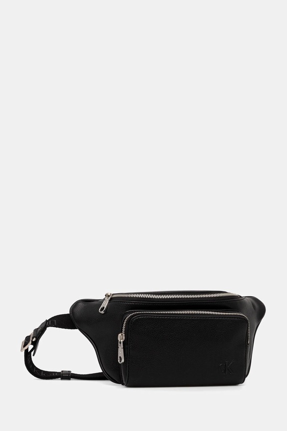 Calvin Klein nerka męska z imitacji skóry LV04D3130G czarny SS26