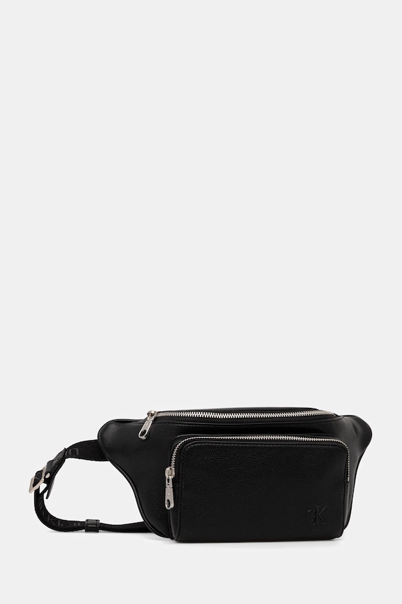 Calvin Klein nerka męska z imitacji skóry LV04D3130G czarny SS26