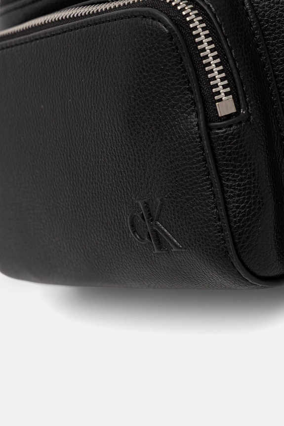 Calvin Klein nerka męska z imitacji skóry czarny LV04D3130G