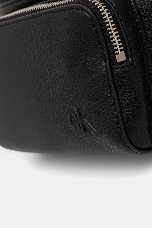 Calvin Klein nerka męska z imitacji skóry czarny LV04D3130G