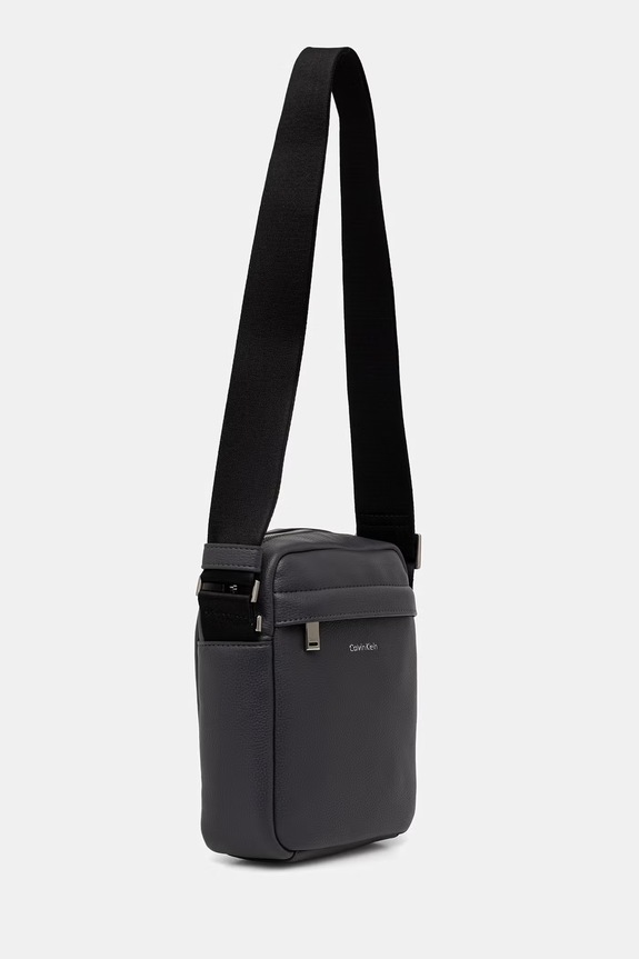 Calvin Klein Bustina da uomo in similpelle LV04D3160G grigio SS26