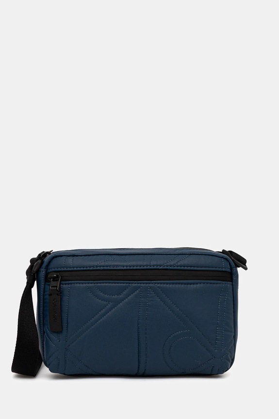 Calvin Klein saszetka nie mieści A4 niebieski LV04D3192G