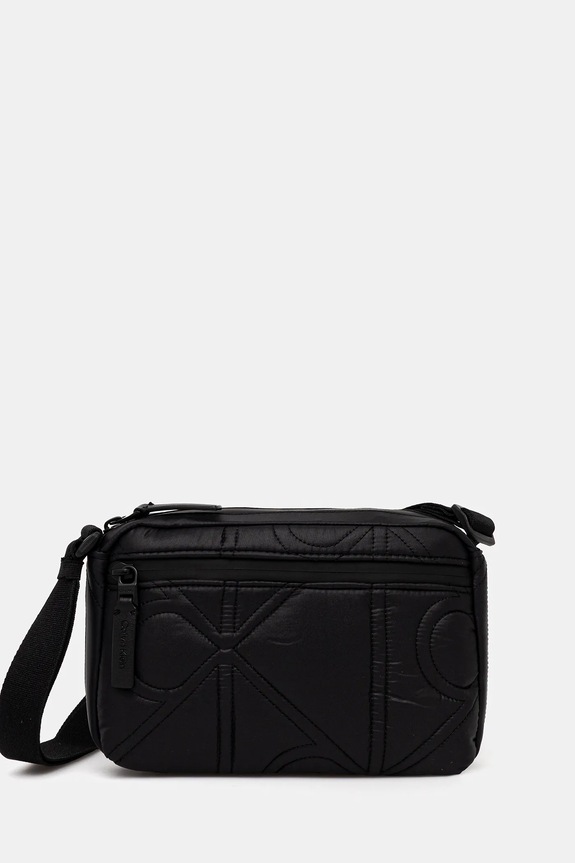 Calvin Klein saszetka nie mieści A4 czarny LV04D3192G