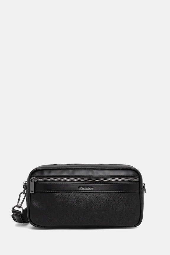 Calvin Klein saszetka nie mieści A4 czarny LV04D3262G