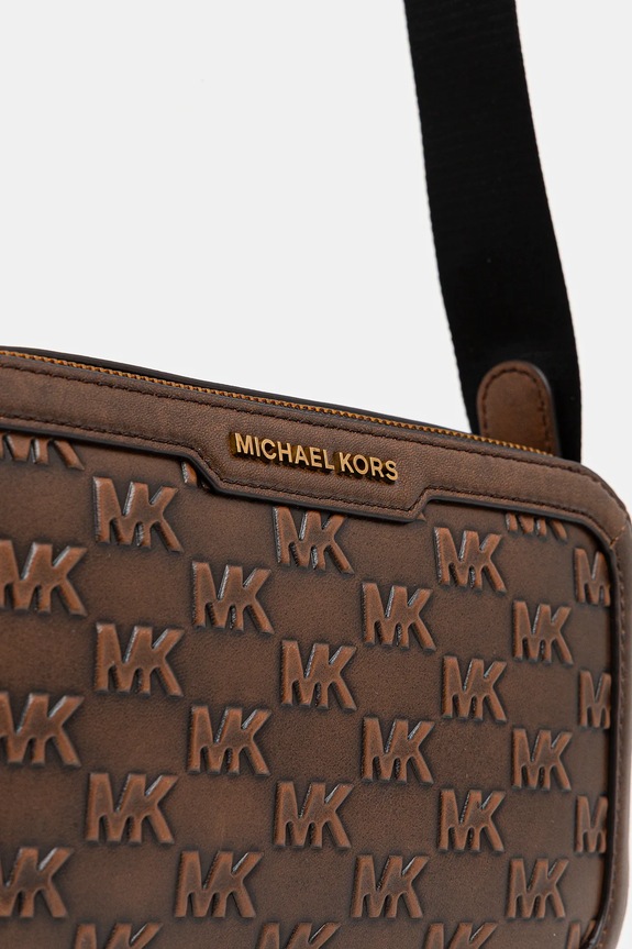 Michael Kors pochette in pelle marrone 33F5GHDM5L