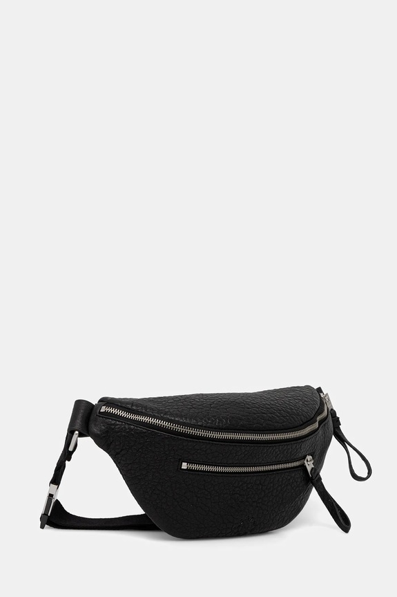 Кожена чанта за кръст AllSaints ITOKO M175XC черен AW25