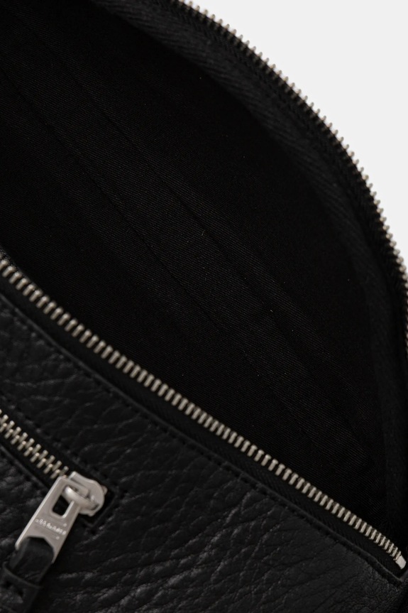 Кожена чанта за кръст AllSaints ITOKO M175XC черен