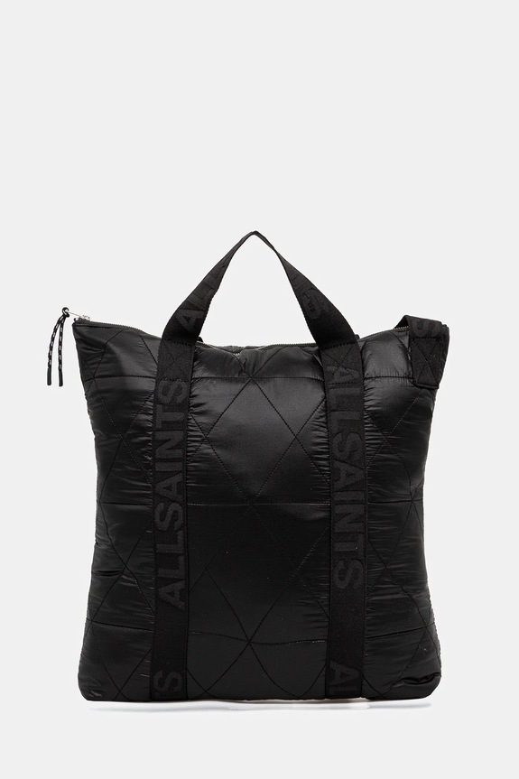 Ruksak AllSaints KEI jednofarebný čierna M140XD