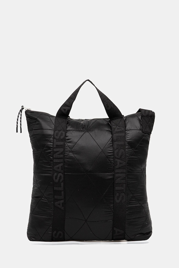 Ruksak AllSaints KEI jednofarebný čierna M140XD